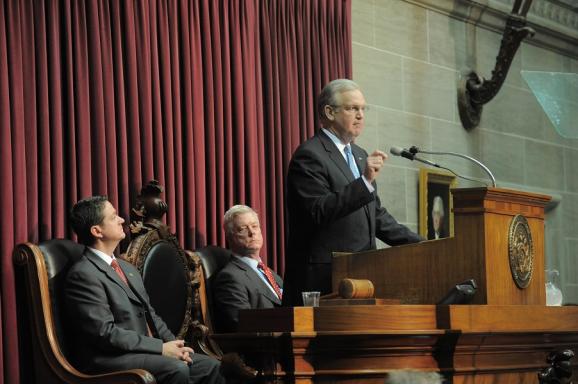 Nixon, Kinder, Jones (r-l), Tim Bommel, Mo-1. House Communications